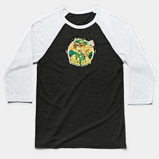 Shell Beats: Stylish Hip-Hop Turtle Baseball T-Shirt